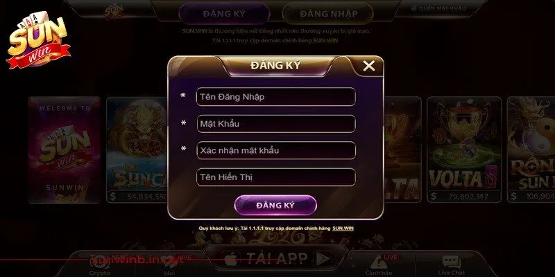 Đăng Ký Sunwin Nhanh Trong 3 Bước Đơn Giản Cho Người Mới 3 Sunwin Điền đầy đủ các thông tin theo yêu cầu của hệ thống khi đăng ký Sunwin