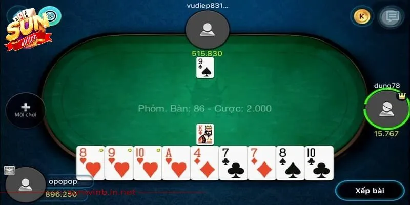 Phỏm online Sunwin một là game bài đổi thưởng đẳng cấp với tỷ lệ ăn cao