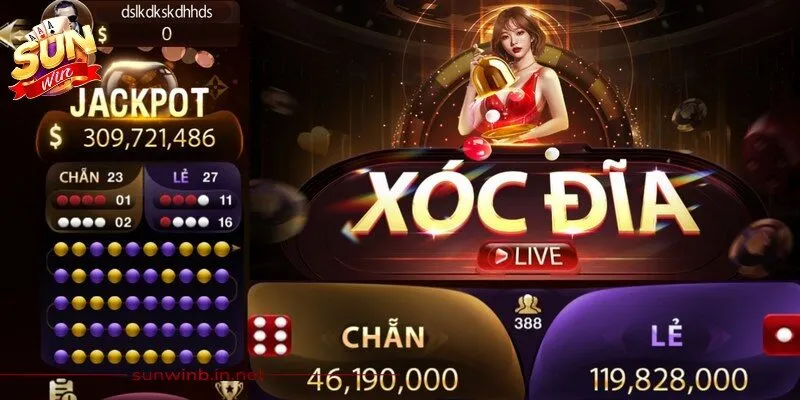 Xóc đĩa Sunwin là phiên bản trực tuyến hấp dẫn 